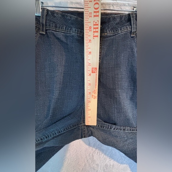 Riders by Lee Women’s Plus Size 24WP Bootcut Jeans Dark Wash Stretch Denim - Picture 5 of 7